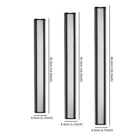 1pc Magnetic Knife Strips; Stainless Steel Magnetic Knife Bar - Use As Knife Holder; Knife Rack; Knife Strip; Kitchen Utensil Holder And Tool Holder