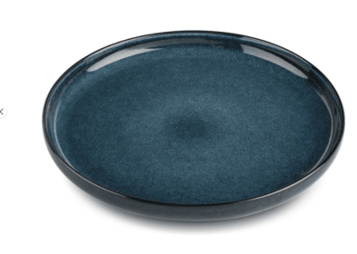 Thyme & Table Stoneware Dinner Plate, Atlantic Blue Collection