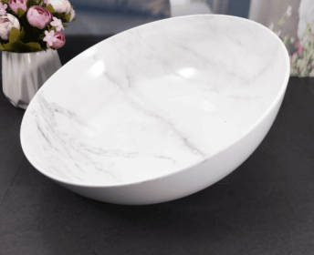 Better Homes & Gardens Melamine Marble Serve Bowl