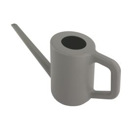 56-Ounce Plastic Watering Can, Gray