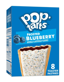 Pop-Tarts Frosted Blueberry Toaster Pastries, Breakfast Foods, Shelf-Stable, 13.5 oz (8 Count)