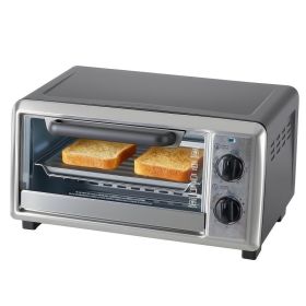 Desktop Oven, Capacity 19 Liters, Power 1300 Watts, Equipped With A Frying Basket, Support Plate And Stand, Can Be Heated Up To 400degree-F At It (Option: 10L)