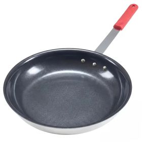 Ceramic Nonstick Egg Pan, Aluminum Frying Pan With Stainless Steel Base, Oven Safe, Dishwasher Safe Skillet (Option: Red-8IN)