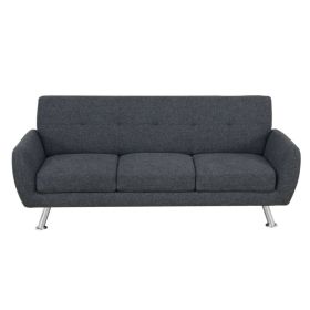 Self Pickup Only--Black Grey Linen Living Room Sofa (Option: F2510 S)